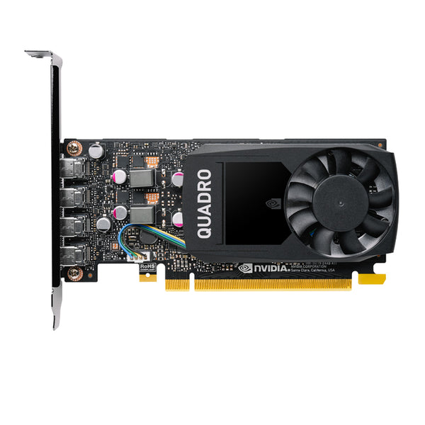 4GB NVIDIA Quadro P1000 Pro Series 5K PCI Express Quad Video