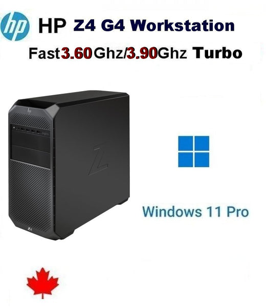 Fast 3.60Ghz-3.90Ghz HP Z4 G4 Workstation PC 32GB 512.0GB